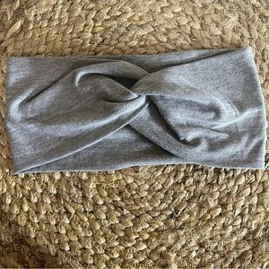 Gray Twisted Knot Hair Accessory